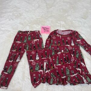 Posh Peanut Nightmare before Christmas Folly & fright, twirl and leggings 2T